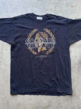 Caesars Palace Las Vegas Tee Shirt Black XL